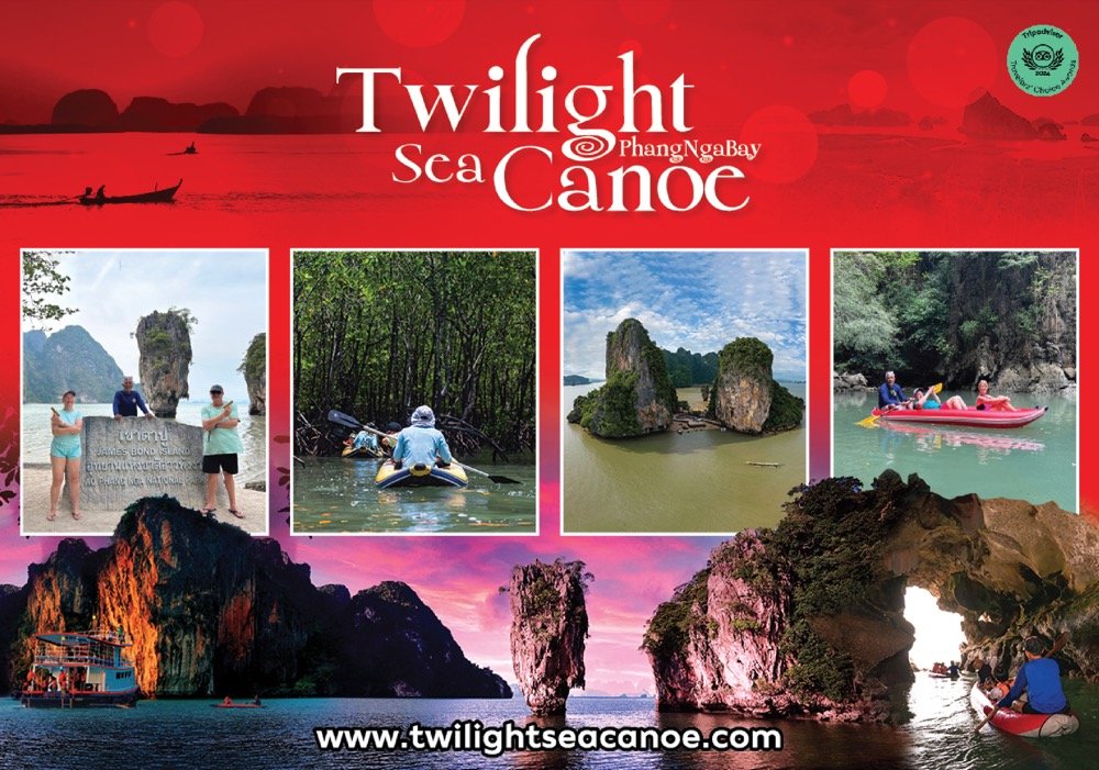Twilight sea canoe excursion